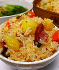 土豆香腸燜飯