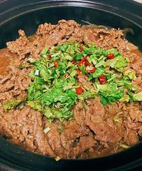 沙茶牛肉煲