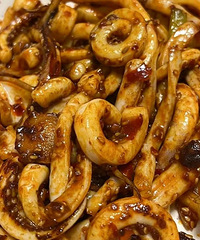 美味醬爆魷魚