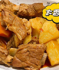 懶人排骨燉土豆