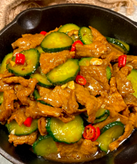 黃瓜炒肉