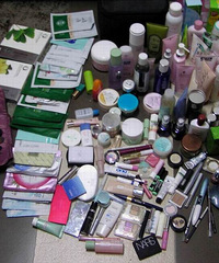 "86年MM详细点评自己在用的护肤品和化妆品"