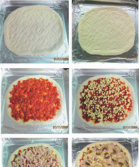 今天的午餐——金枪鱼培根pizza