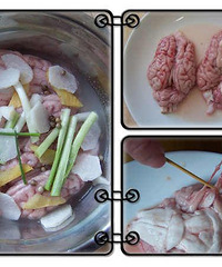 "兰花拂穴手和天麻蒸猪脑【附:清洗猪脑秘笈】"