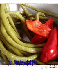 "自制泡豆角"