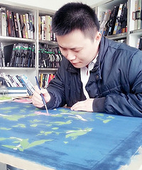 国画设计师 找一个乐观的人