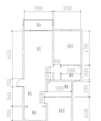 "求助室内设计的高手,帮忙把两室改成三室。"