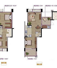 天阳九筑LOFT面积89+30半包