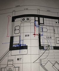 为了厨房和卫生间方案和老婆吵起来了,她很信风水,跪求建议!!