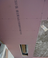 10.10 客厅、玄关、储藏室吊顶完成,木纹砖完工、门槛石送到~