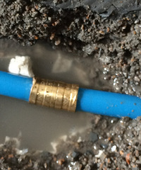 地暖漏水终于检修好了!