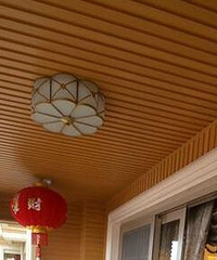 生态木吊顶效果图 健康自然