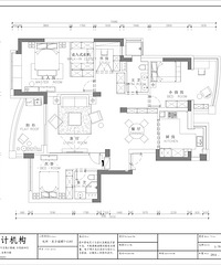 巧用L型厨房的布局 隔出中式和西式两个烹饪区