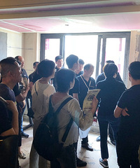 工地大阅兵丨中博装饰工地巡查组走进中南·白马湖壹号