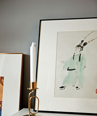 钱塘山水89㎡打造摩登轻奢,家里还有超多多名画