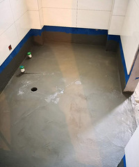下水堵了,顺便看下防水操作