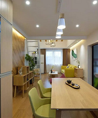 平层空间变身复古感loft,婚房不再是昏房