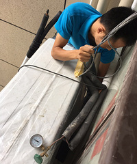 中央空调的安装秀,这是一个学习的过程