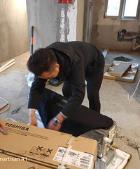 全屋装水地暖:4万 从杭州请的团队