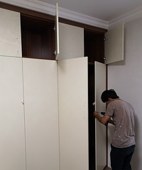 家具主体安装,我新家的颜值还可以吧!