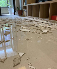 可怕!城西某精装房吊顶脱落,朋友圈都刷屏了