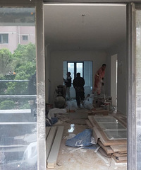 海门公馆碧辉人家,硬装开始了
