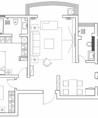 115ƽ�ı�ŷ����������ɫ����ǽ�棬�Ե�����������