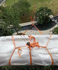 杭州小区高层吊装搬运上楼|吊空调|吊沙发|吊床垫|吊运家具