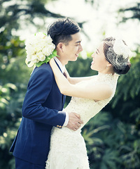 出乎意料,居然拍的这么美美的韩式婚纱照