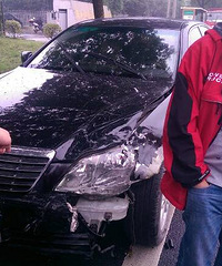 ������Ϫ��·����������ײ��һ�������˻���