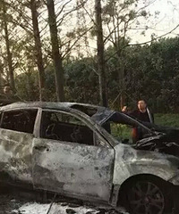 ƽ�����γ�ײ��������ȼ ��ɫ�γ��ճ��˻Ұס���