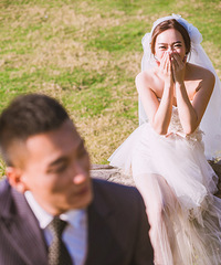 应老婆大人的要求,晒几张婚纱照,谢谢罗丹