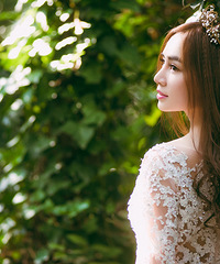 继骑马装后穿婚纱的婚纱照来了~~