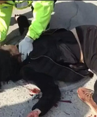 ͻ�����Ժ����һ��Ѫ����һŮ�ӵ��ֱ�ͱ����������Σ��