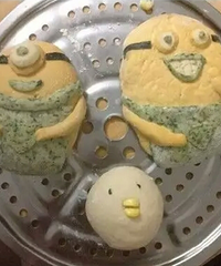"小黄人小点心制作"