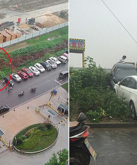 �����ɵ�ŷ����С������ �Ѻ�ɫ�γ�ײ�ϻ�̳