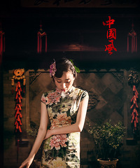 {婚纱照|旗袍装}从前从前, 我便知道你就是我迎面而来的未来。