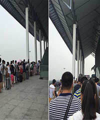 ������վ������ˣ���վ�Ŷ�һ��������ͷ