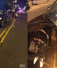 ��վ����Ħ�г���������ײ  ��������Ƕ����ˣ�