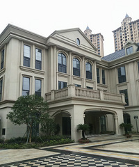 �Ͻ�·�µ�һ�׶�԰ʵ�� ��ֱ�߶˴����ϵ��Σ�