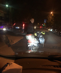 ��������綯����ʻ��  ���ƿ�����·�м� ���ߵ��Ҵ������ˣ�