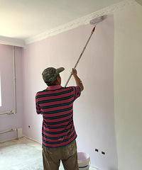 �齺�ᵽ����Ϳˢ�û�����Ϳ�ã�30��װ����ʦ���л�˵