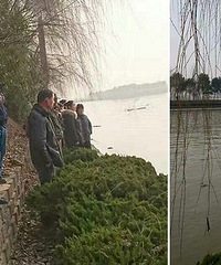 �Ͻ���԰����Χ��һȦ�� ���Ӻ������ͧʧ��