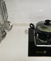 "天气那么热,煮点绿豆汤来喝"