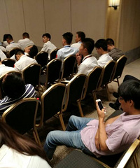 今天下午 某楼盘誓师大会。