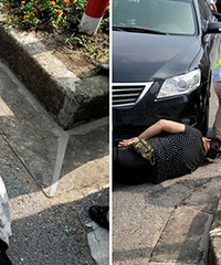 ��Ϫ·�����˱�ײ����  ����ع⾪���ˣ�