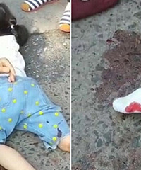 ��������Ů��ѧ��ײ ����ſ�ڵ��ϡ�����