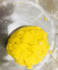 现场制作纯手工南瓜饼