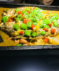 不用排队的烤鱼,味道很阔以