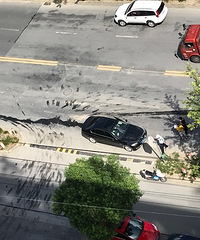 思域起飞失败 地上留下一串黑色液体···